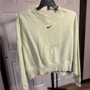 Nike Women's Mint Green Crewneck Sweatshirt